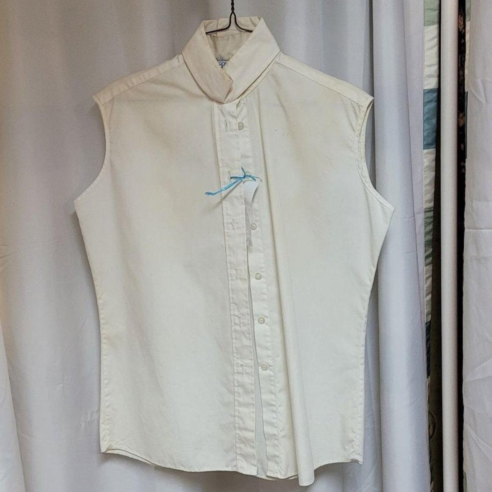 Concour Elite Devon-Aire sleeveless show shirt with collar Ladies Large